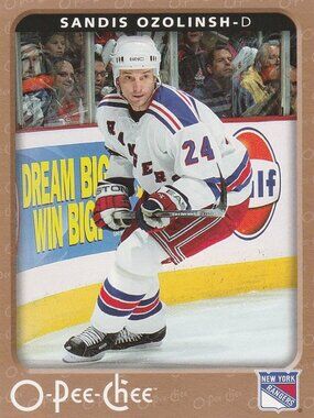 Sandis Ozolinsh - 2006/2007 O Pee Chee Hockey Card
